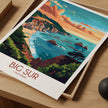 Big Sur Modern Travel Poster