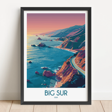 Big Sur Scenic Landscape Art
