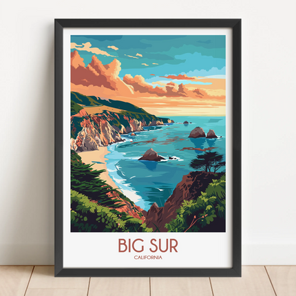 Big Sur Scenic Landscape Art