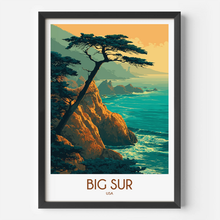 Big Sur Scenic Landscape Art
