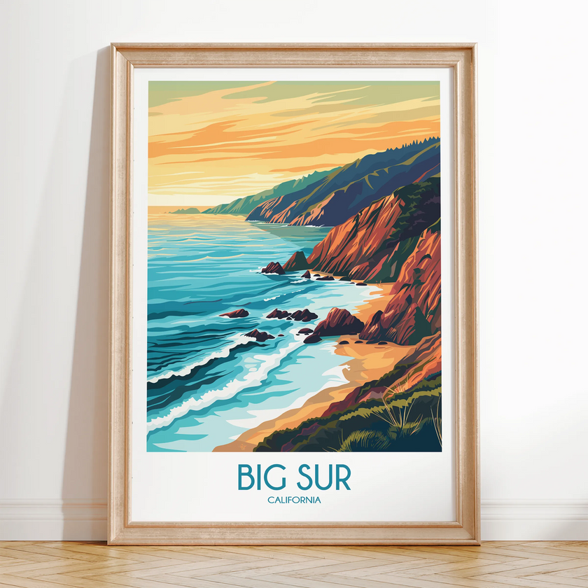 Big Sur Souvenir Poster Print