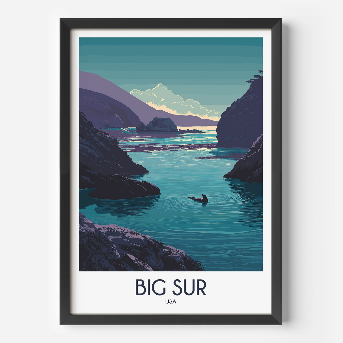 Big Sur Souvenir Poster Print