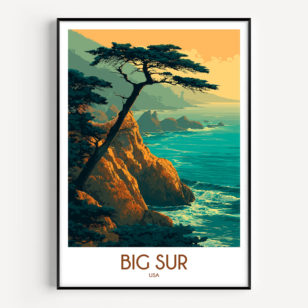 Big Sur Souvenir Poster Print