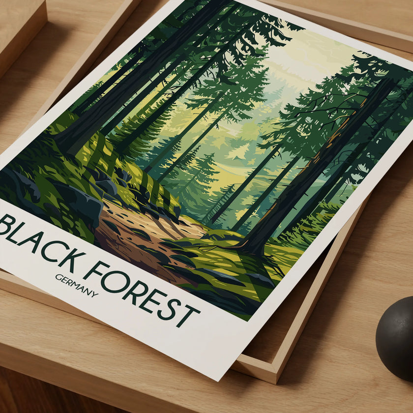 Black Forest Destination Art Gift