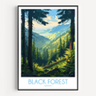 Black Forest Destination Art Gift