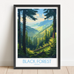 Black Forest Minimalist Wall Art