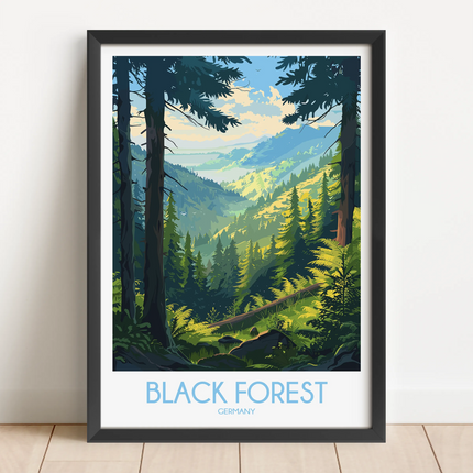 Black Forest Minimalist Wall Art