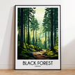 Black Forest Minimalist Wall Art