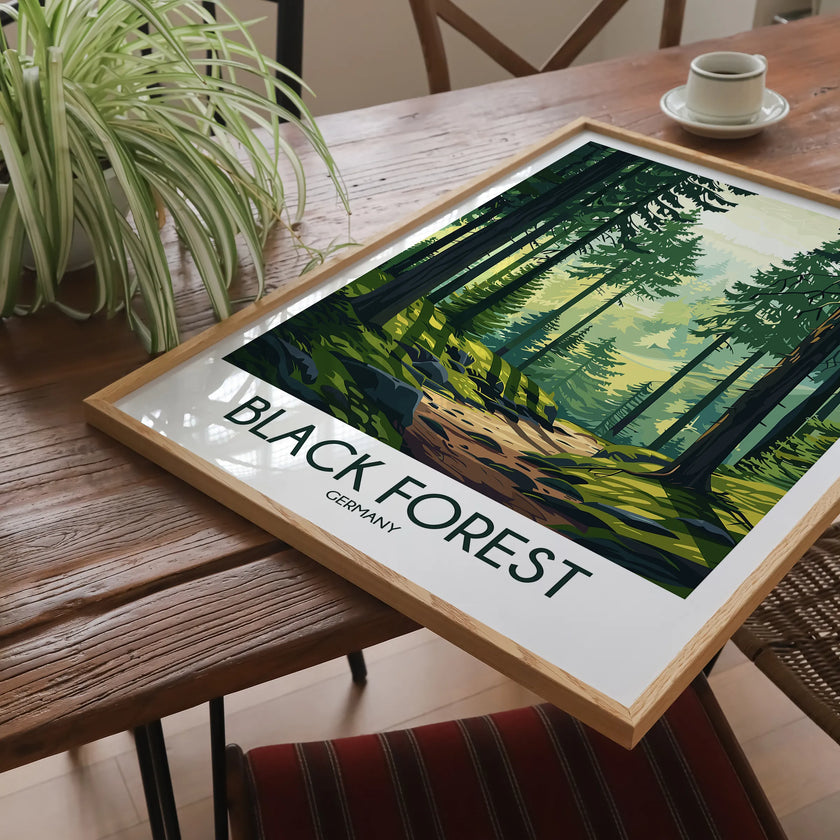 Black Forest Scenic Landscape Art