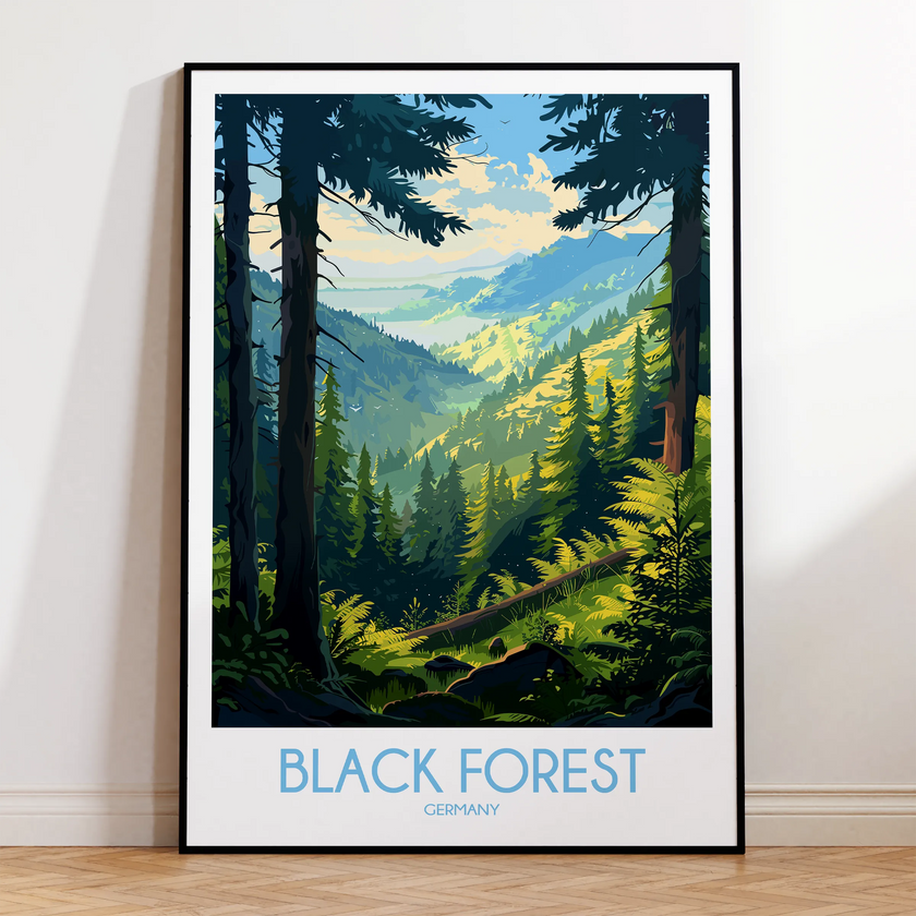 Black Forest Scenic Landscape Art