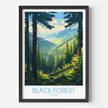 Black Forest Souvenir Poster Print