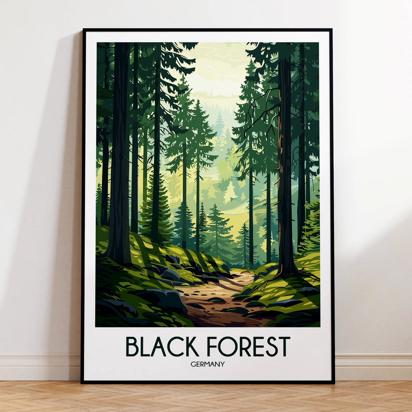 Black Forest Souvenir Poster Print