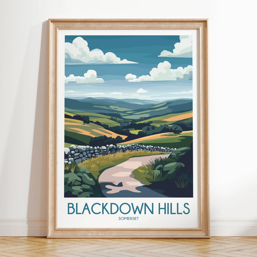 Blackdown Hills Minimalist Wall Art