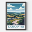 Blackdown Hills Travel Memory Gift