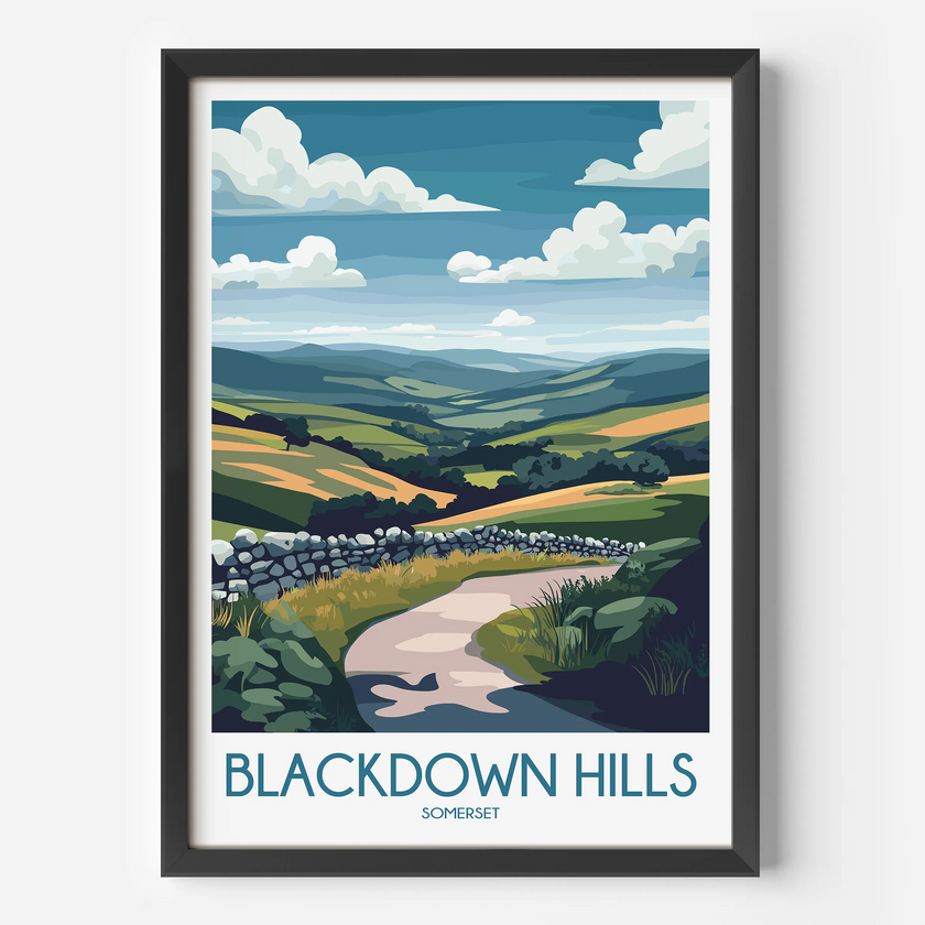 Blackdown Hills Travel Memory Gift