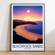 Blackpool Sands Scenic Landscape Art