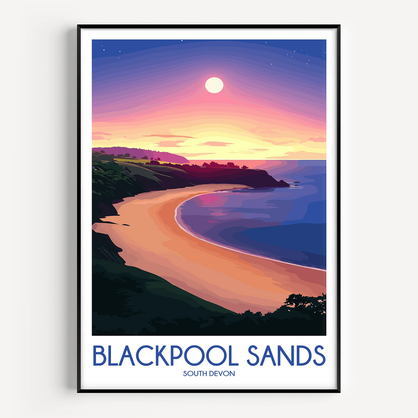 Blackpool Sands Travel Memory Gift