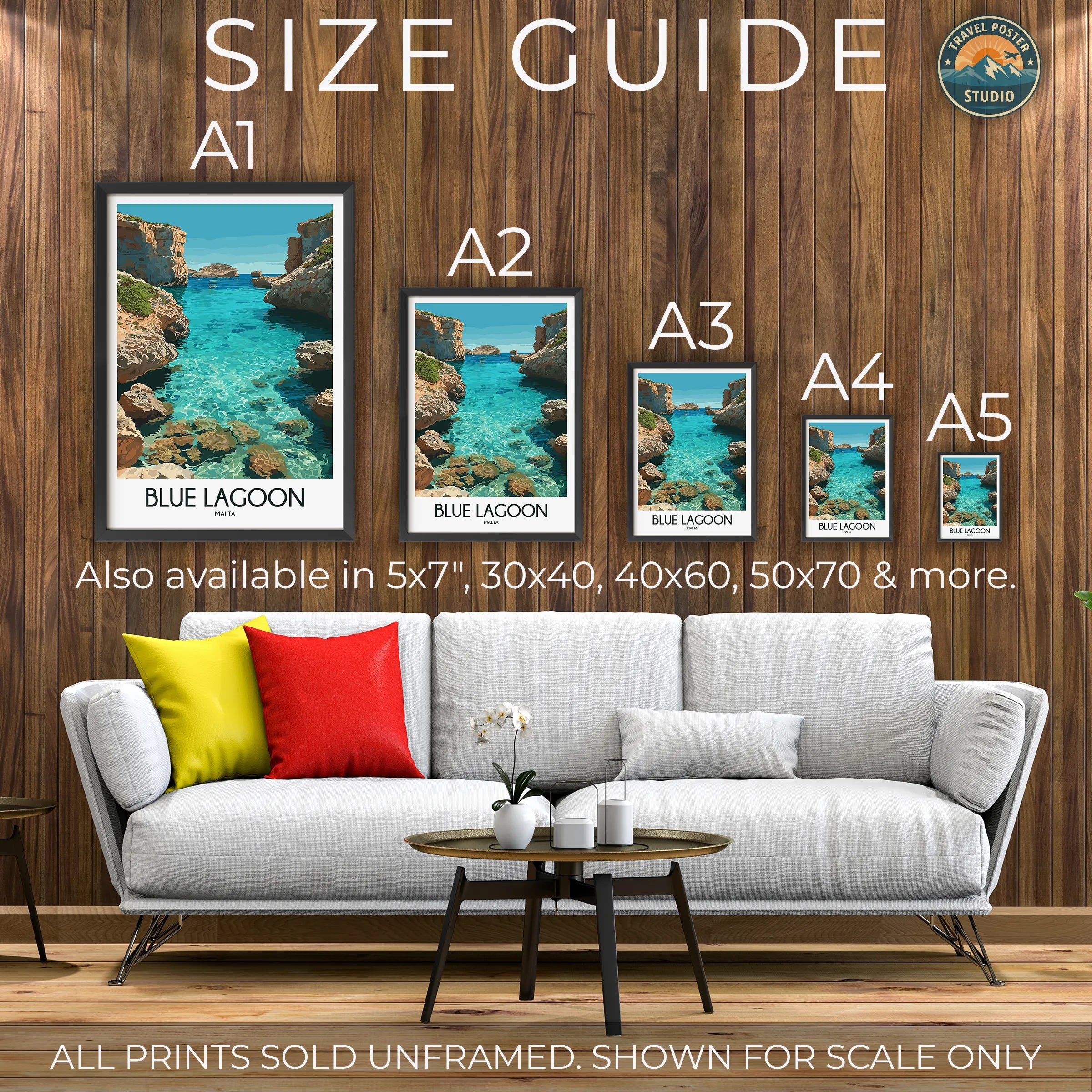 Blue Lagoon Home Office Decor