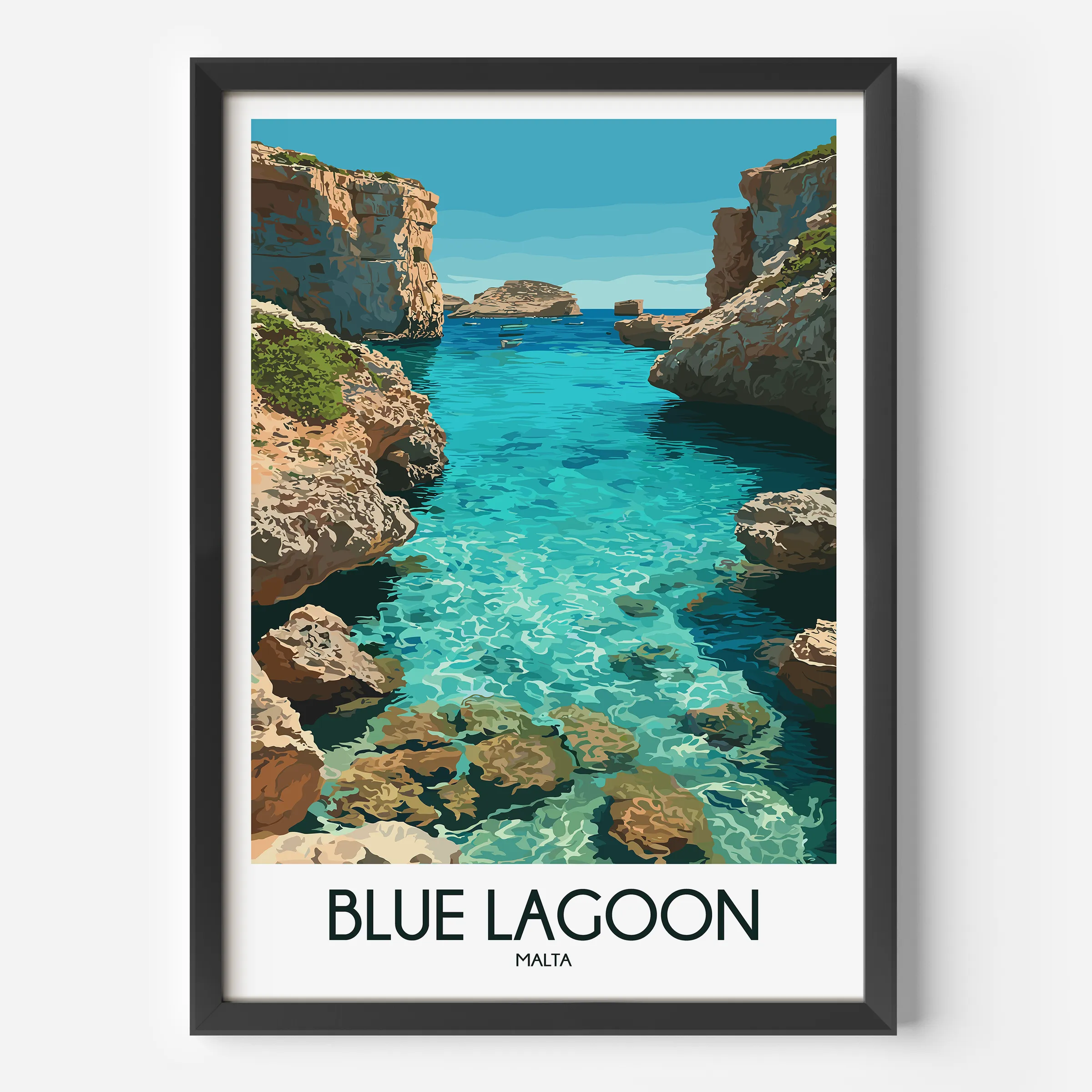 Blue Lagoon Travel Memory Gift