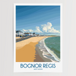 Bognor Regis Retro Travel Illustration
