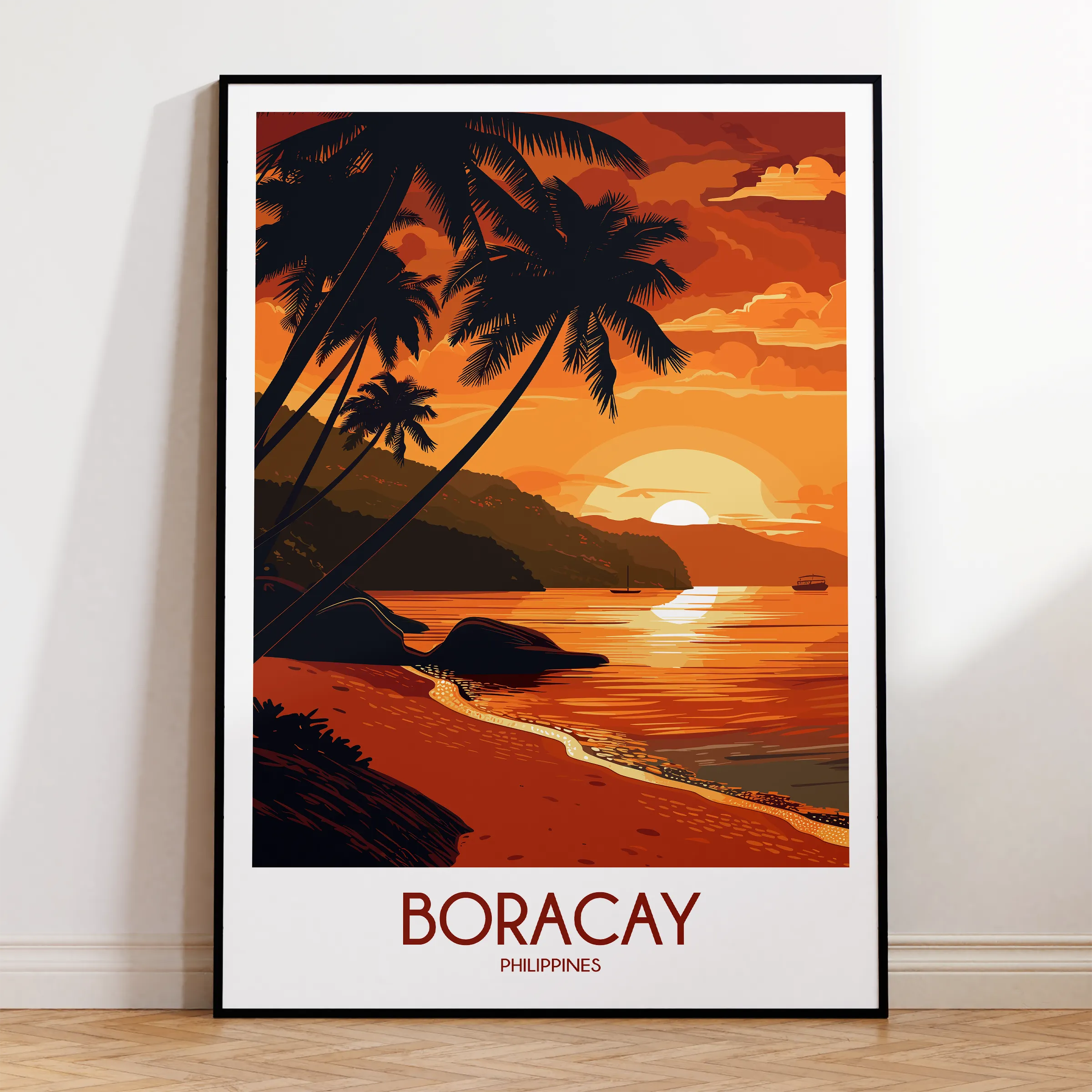 Boracay Souvenir Poster Print