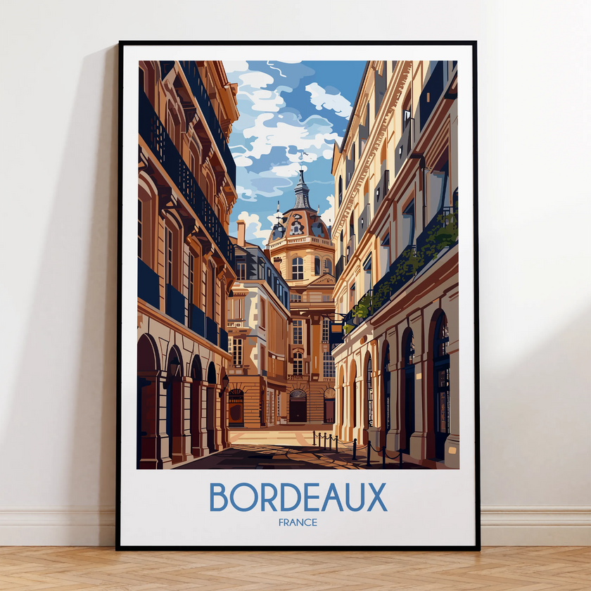 Bordeaux Minimalist Wall Art
