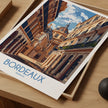 Bordeaux Retro Travel Illustration
