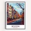 Boston Destination Art Gift