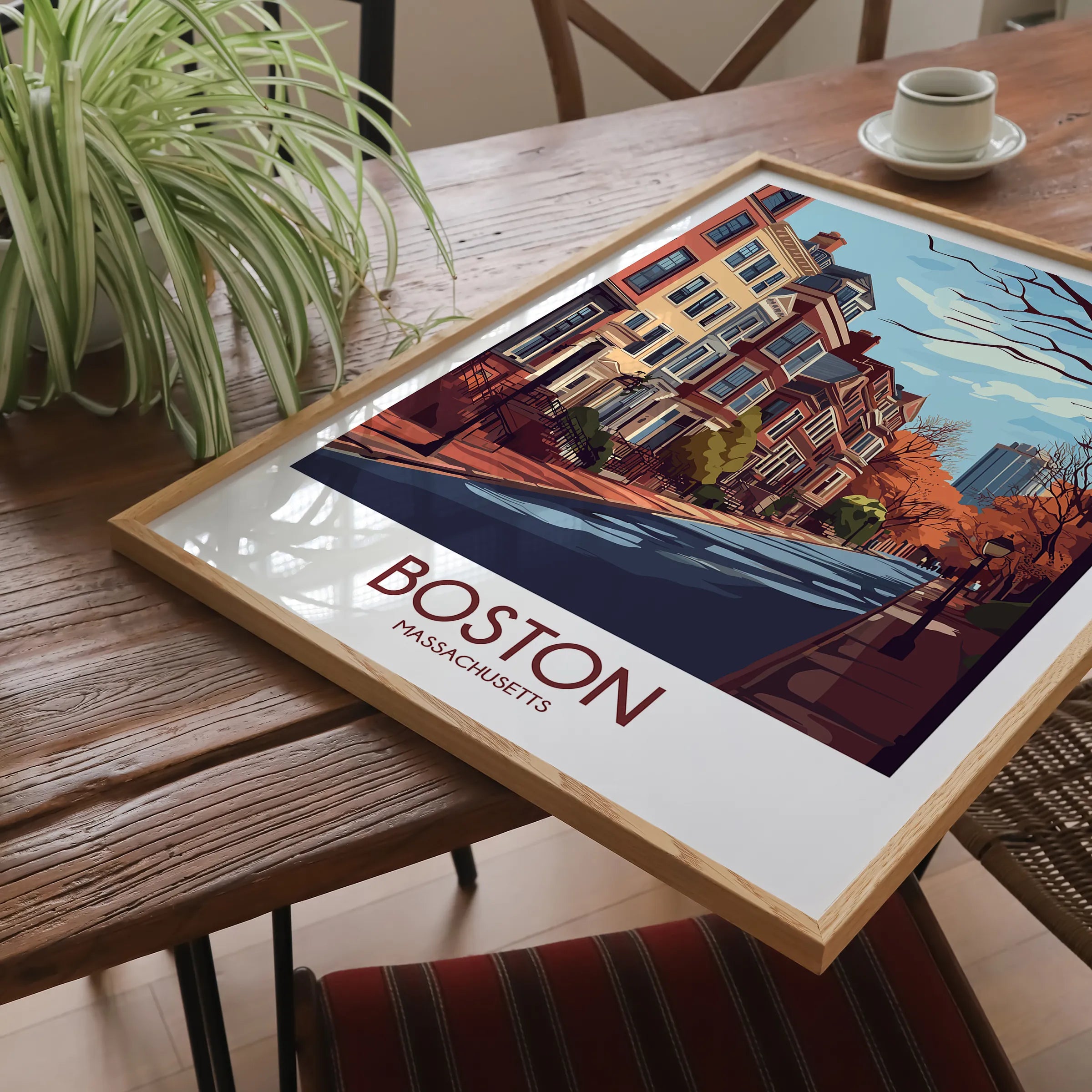 Boston Minimalist Wall Art