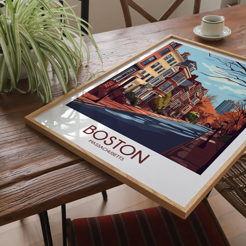 Boston Minimalist Wall Art