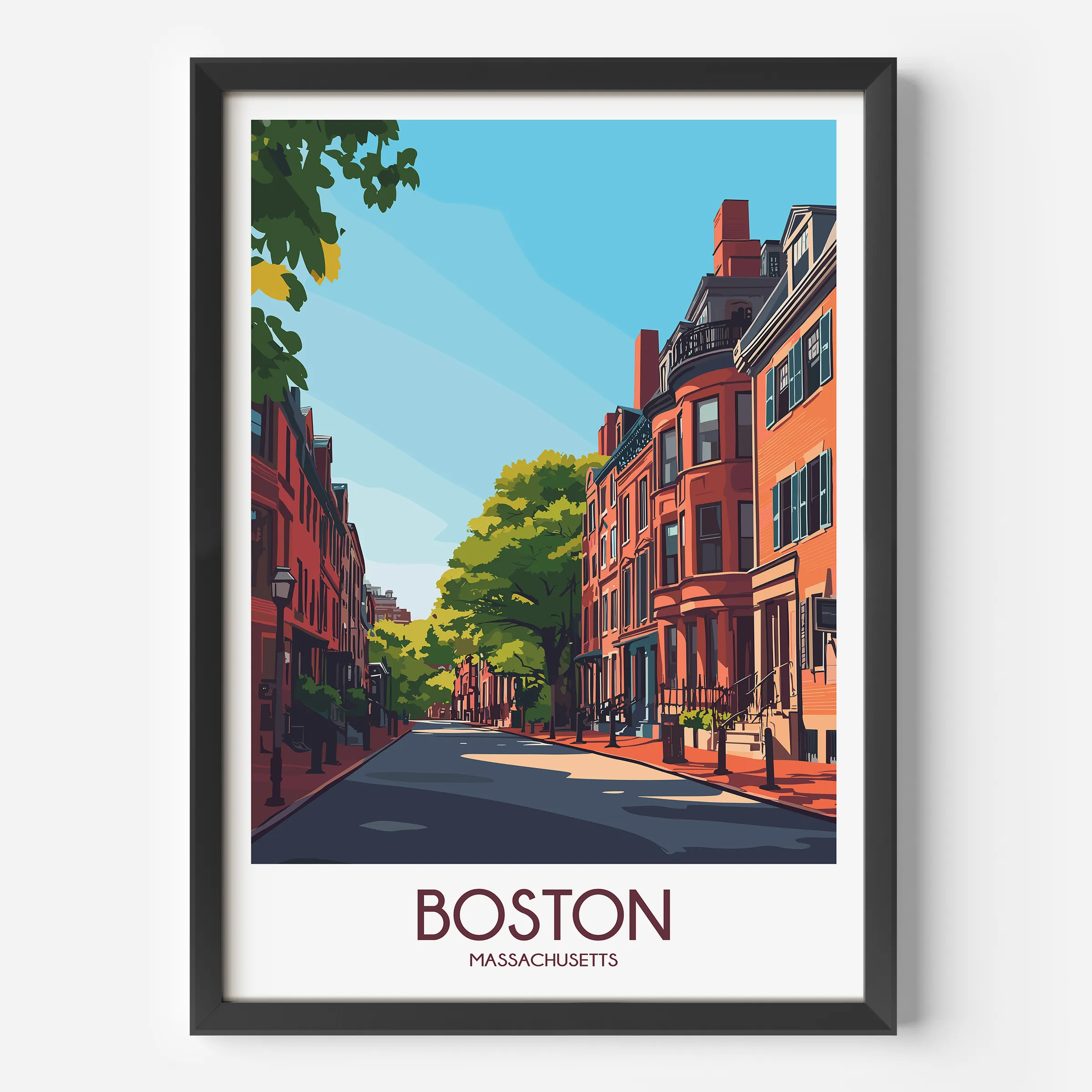 Boston Scenic Landscape Art