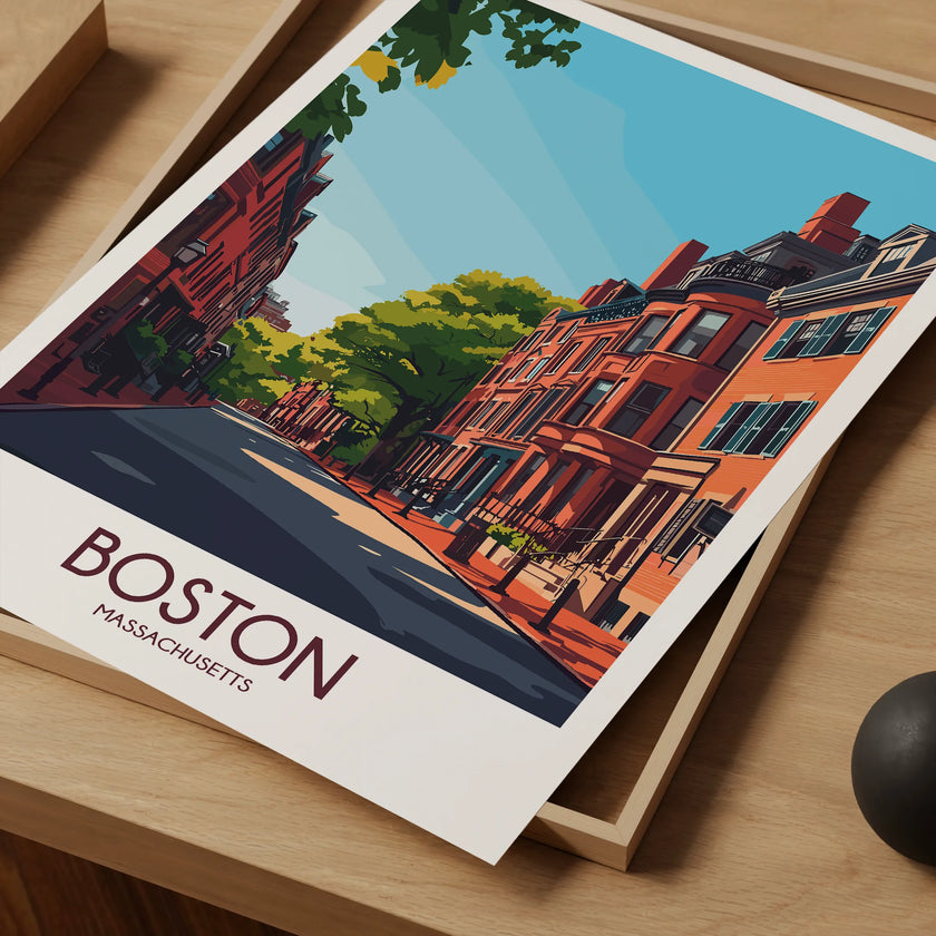 Boston Souvenir Poster Print