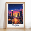 Boston Souvenir Poster Print