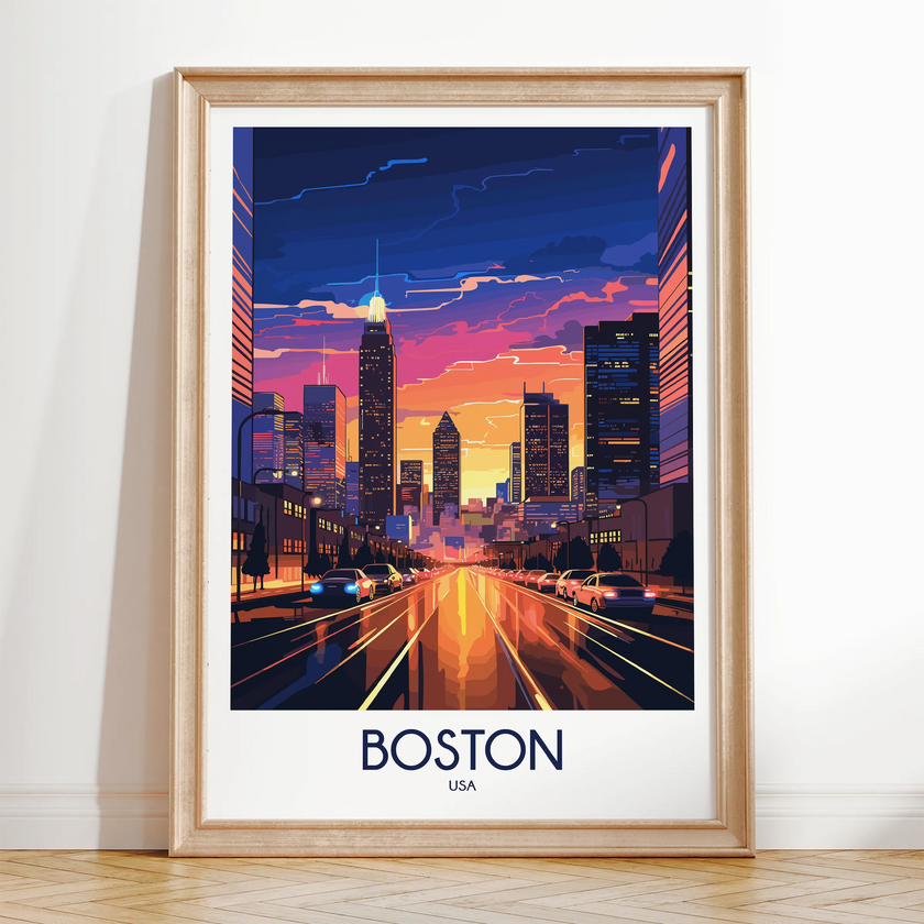 Boston Souvenir Poster Print