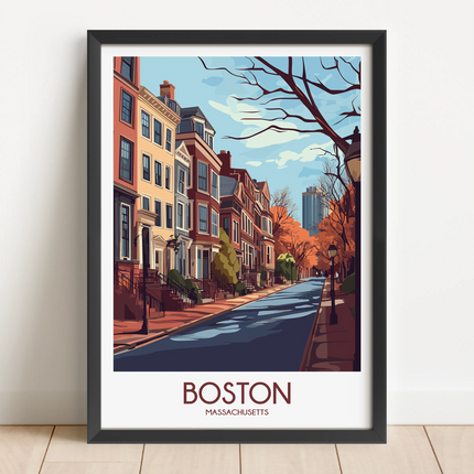 Boston Souvenir Poster Print