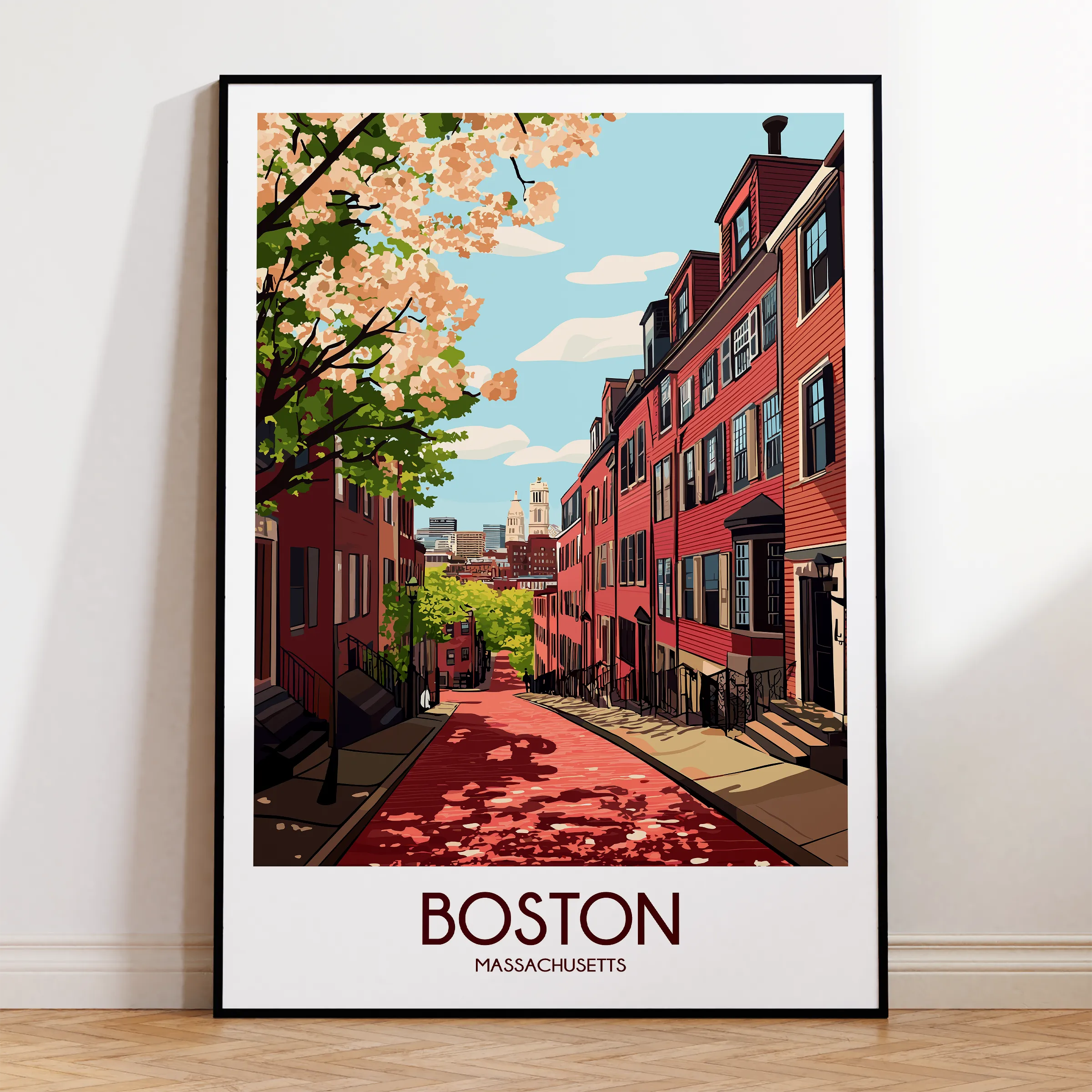 Boston Souvenir Poster Print