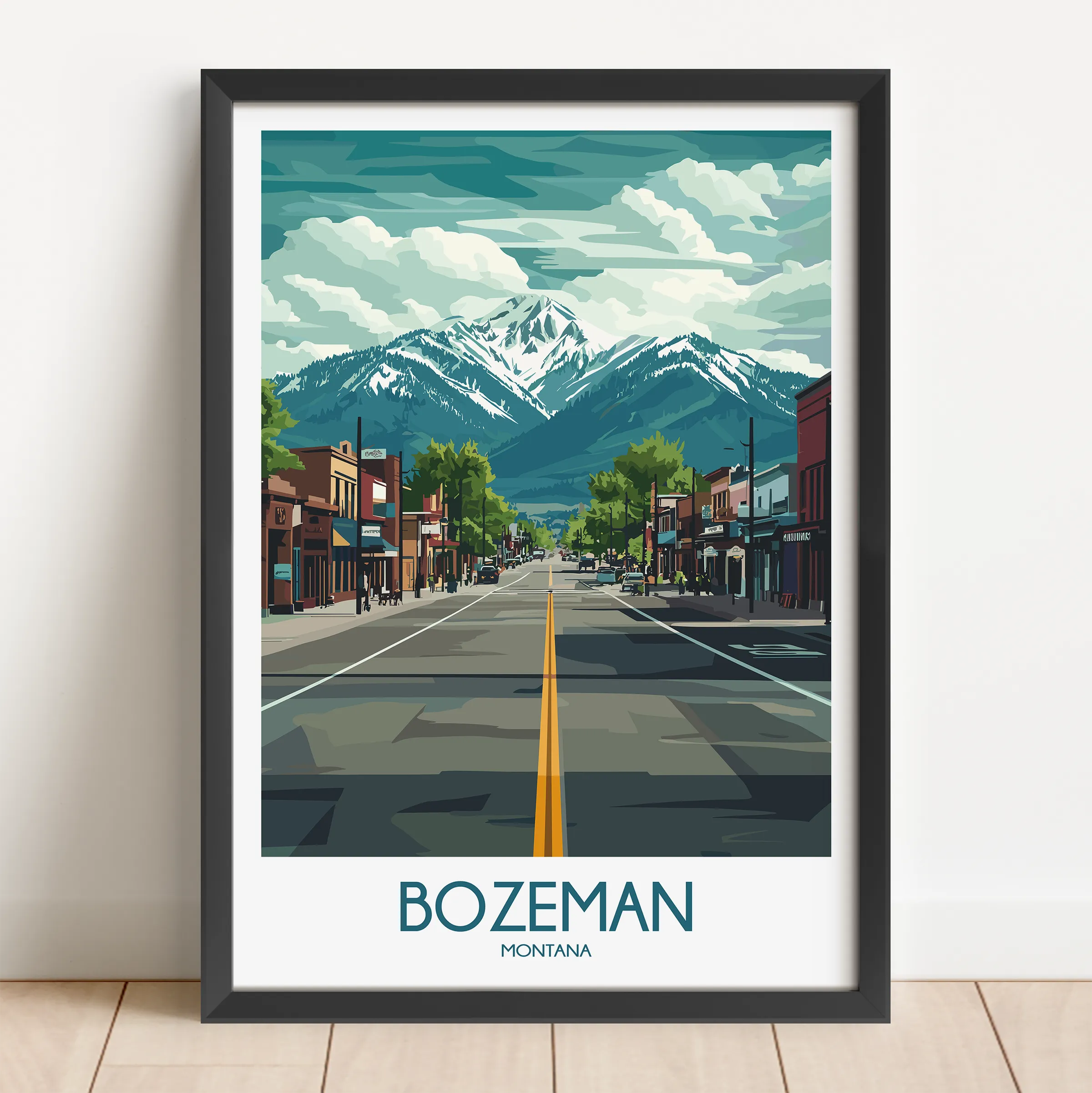 Bozeman Destination Art Gift