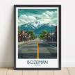 Bozeman Destination Art Gift