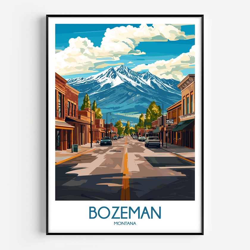 Bozeman Destination Art Gift