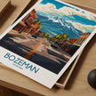 Bozeman Vintage Style Print