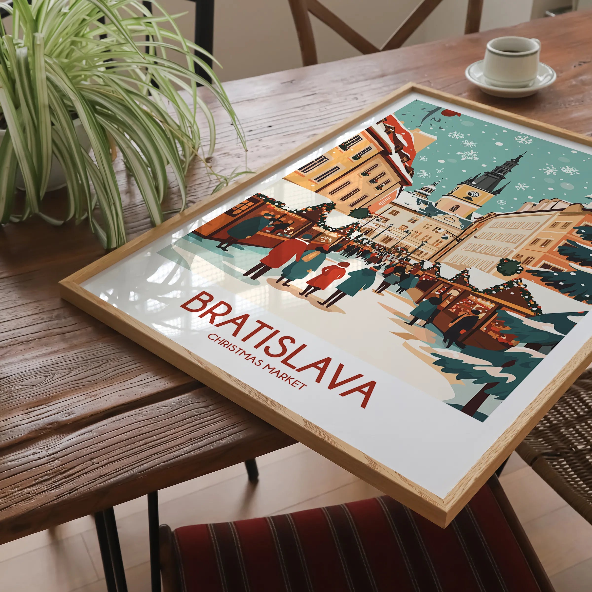 Bratislava Minimalist Wall Art