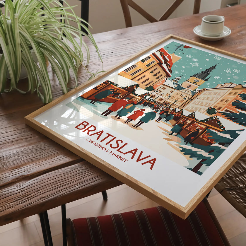Bratislava Minimalist Wall Art