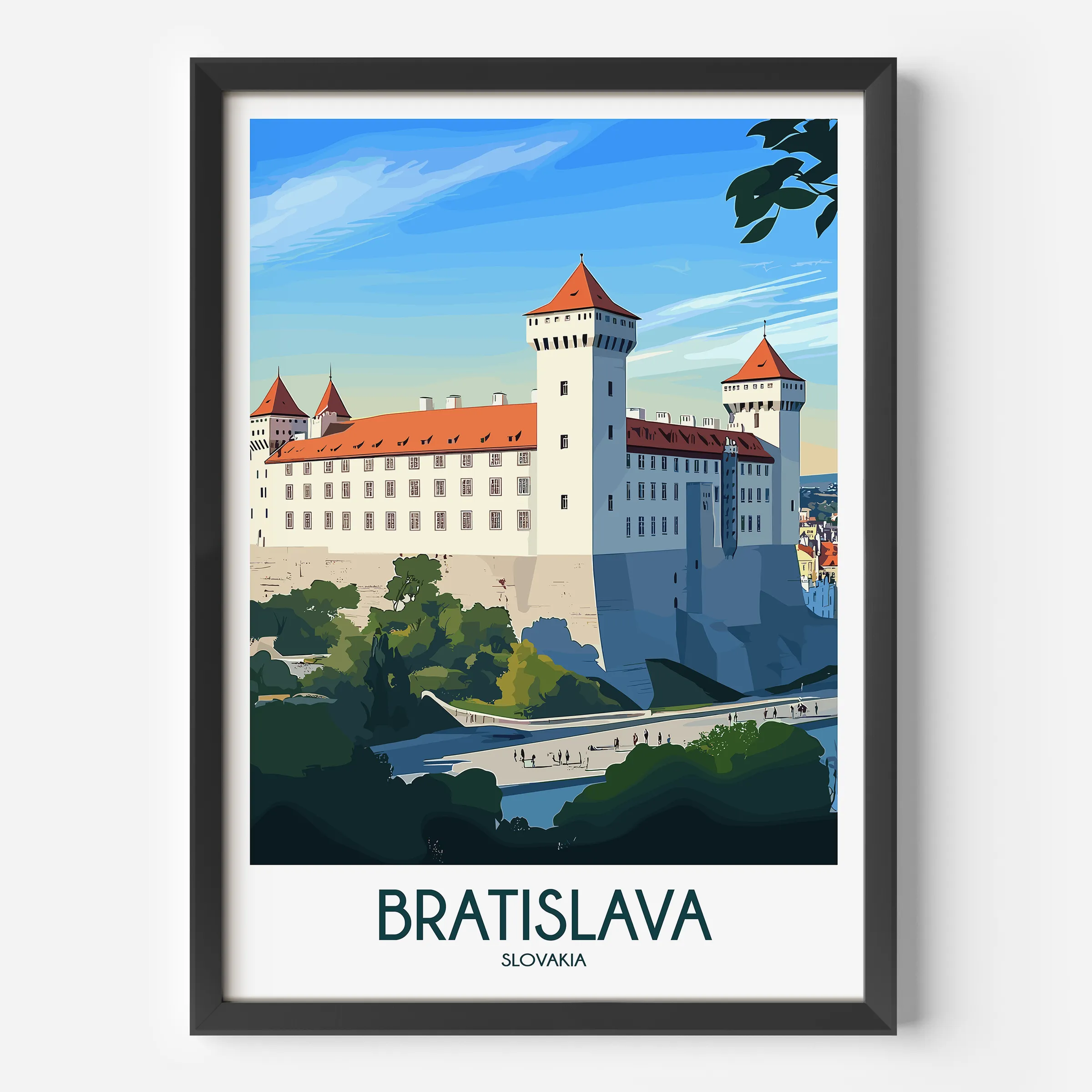 Bratislava Minimalist Wall Art