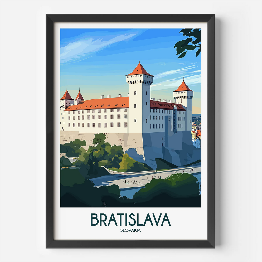Bratislava Minimalist Wall Art