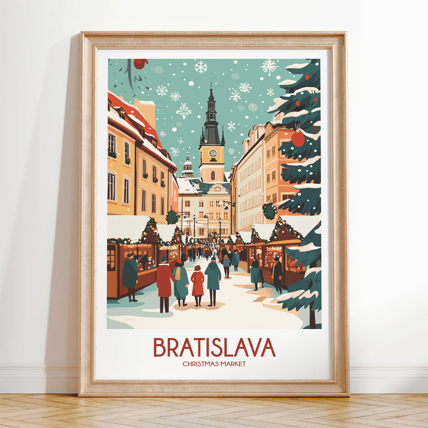 Bratislava Souvenir Poster Print