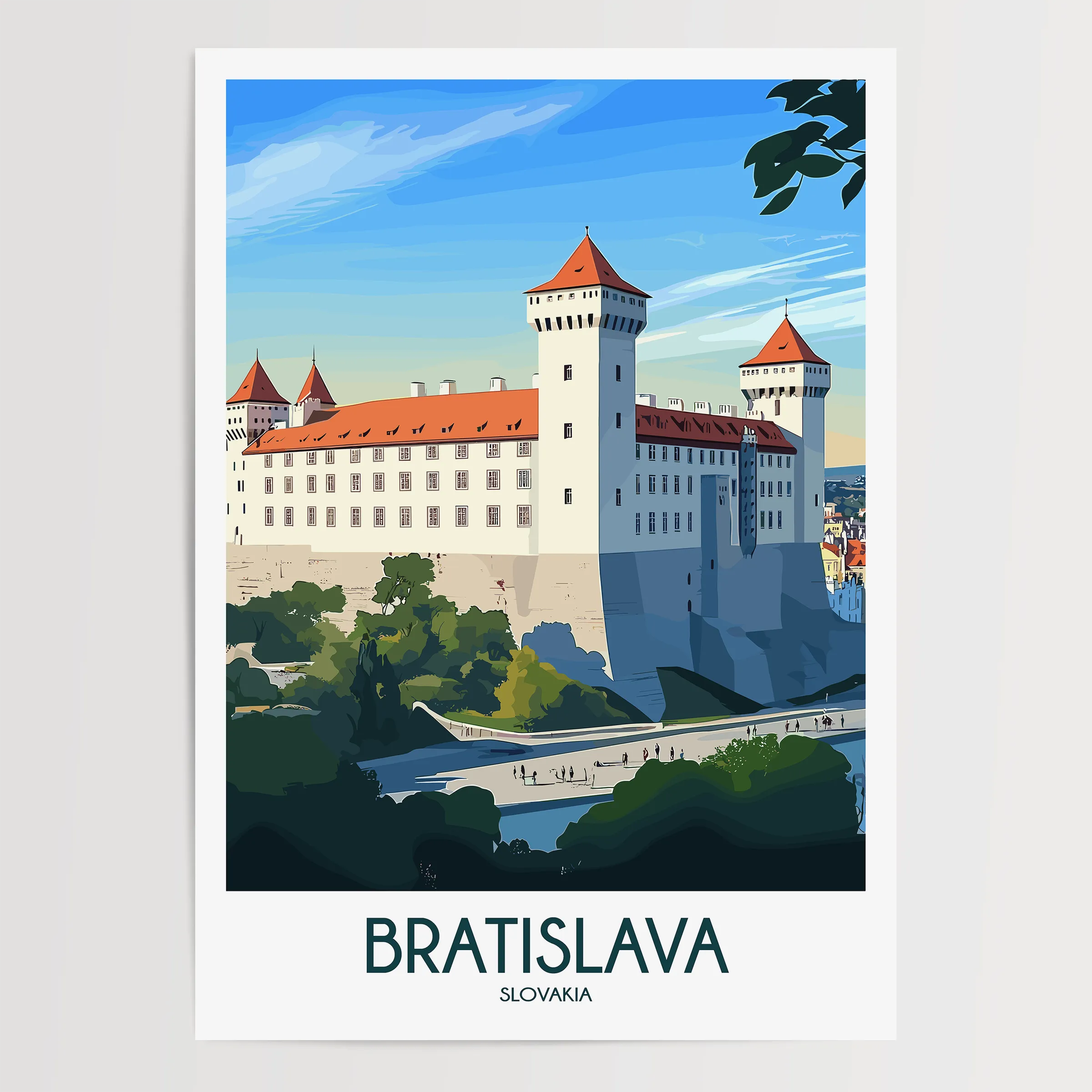 Bratislava Souvenir Poster Print