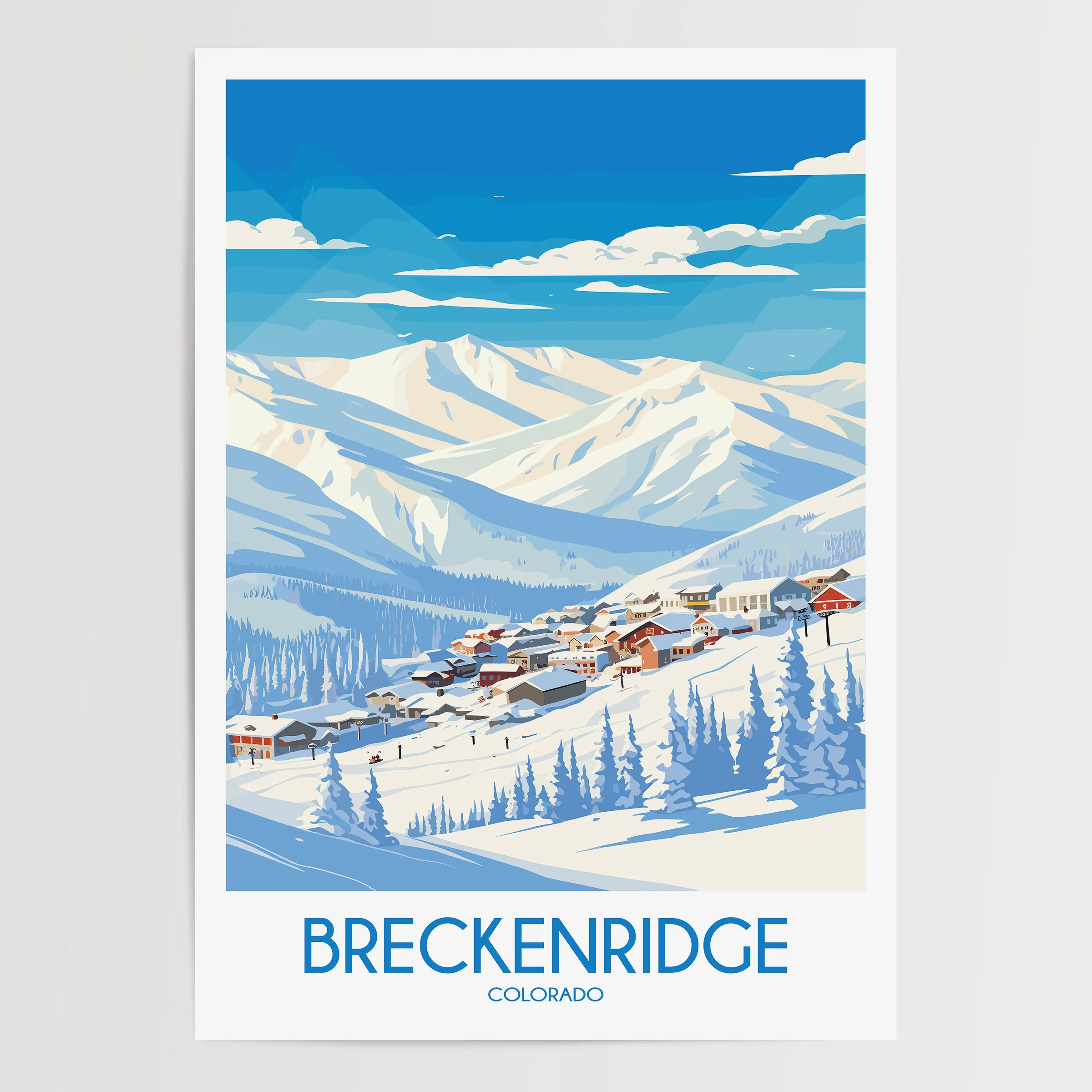 Breckenridge Minimalist Wall Art