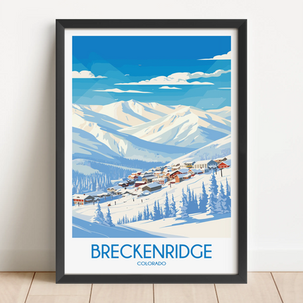 Breckenridge Souvenir Poster Print