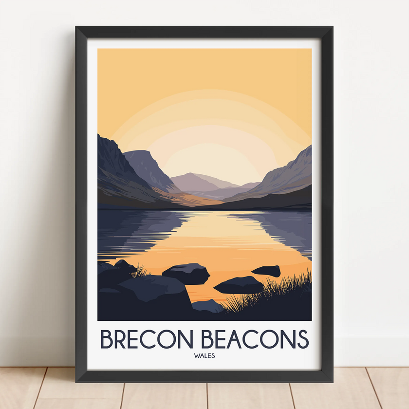Brecon Beacons Minimalist Wall Art