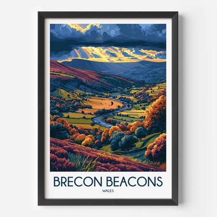 Brecon Beacons Minimalist Wall Art
